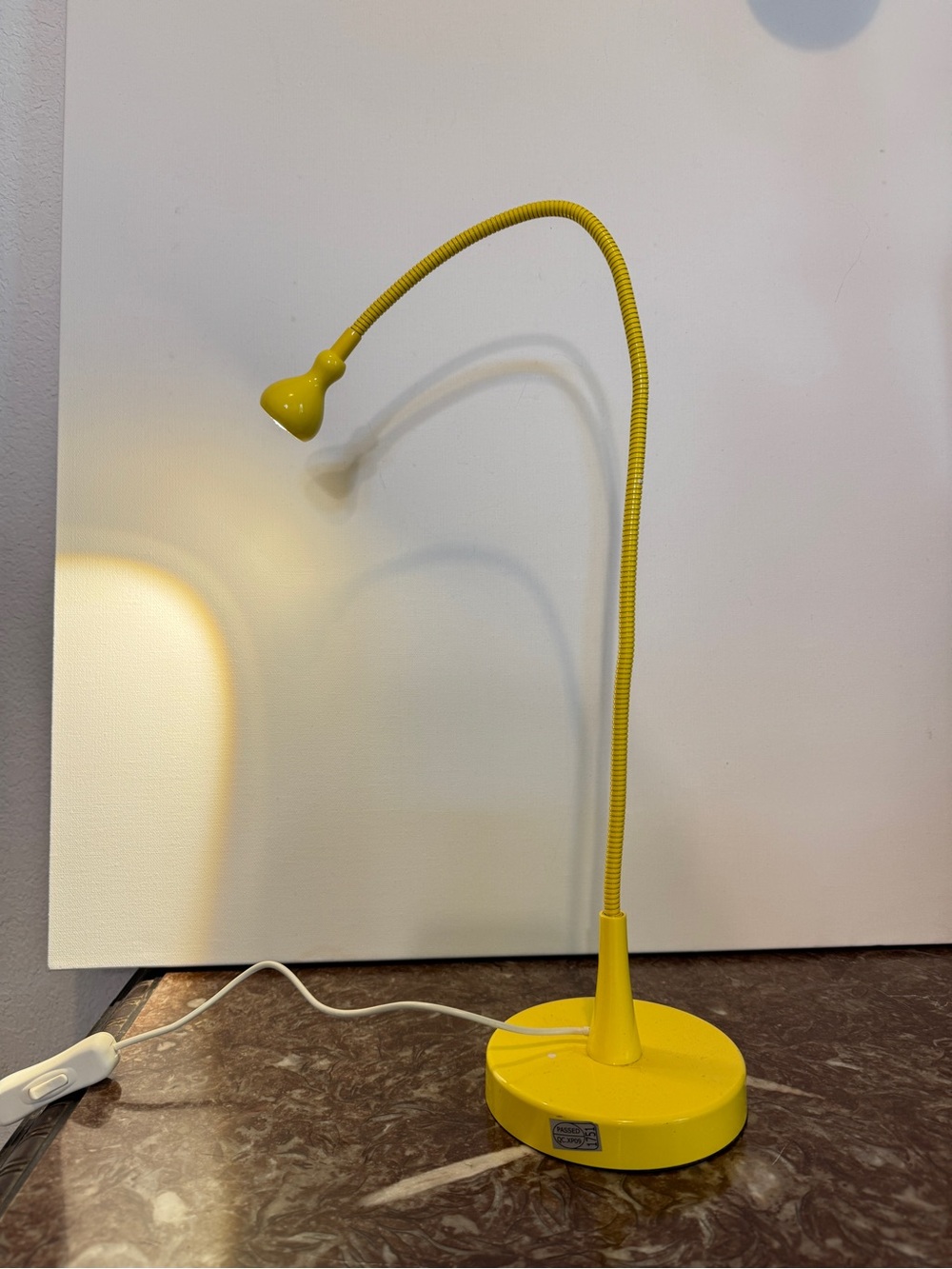 IKEA JANSJO Yellow Flexible Articulating Led Desk Hobby Lamp Light Work